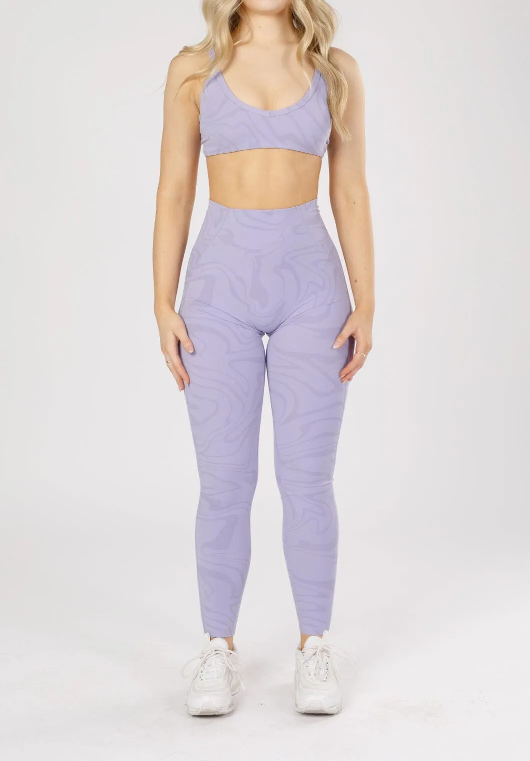 School Sports Plus Size Indoor Wear RecStretch? DesB High Flow Sculptseam? Plus Legging Fantasy