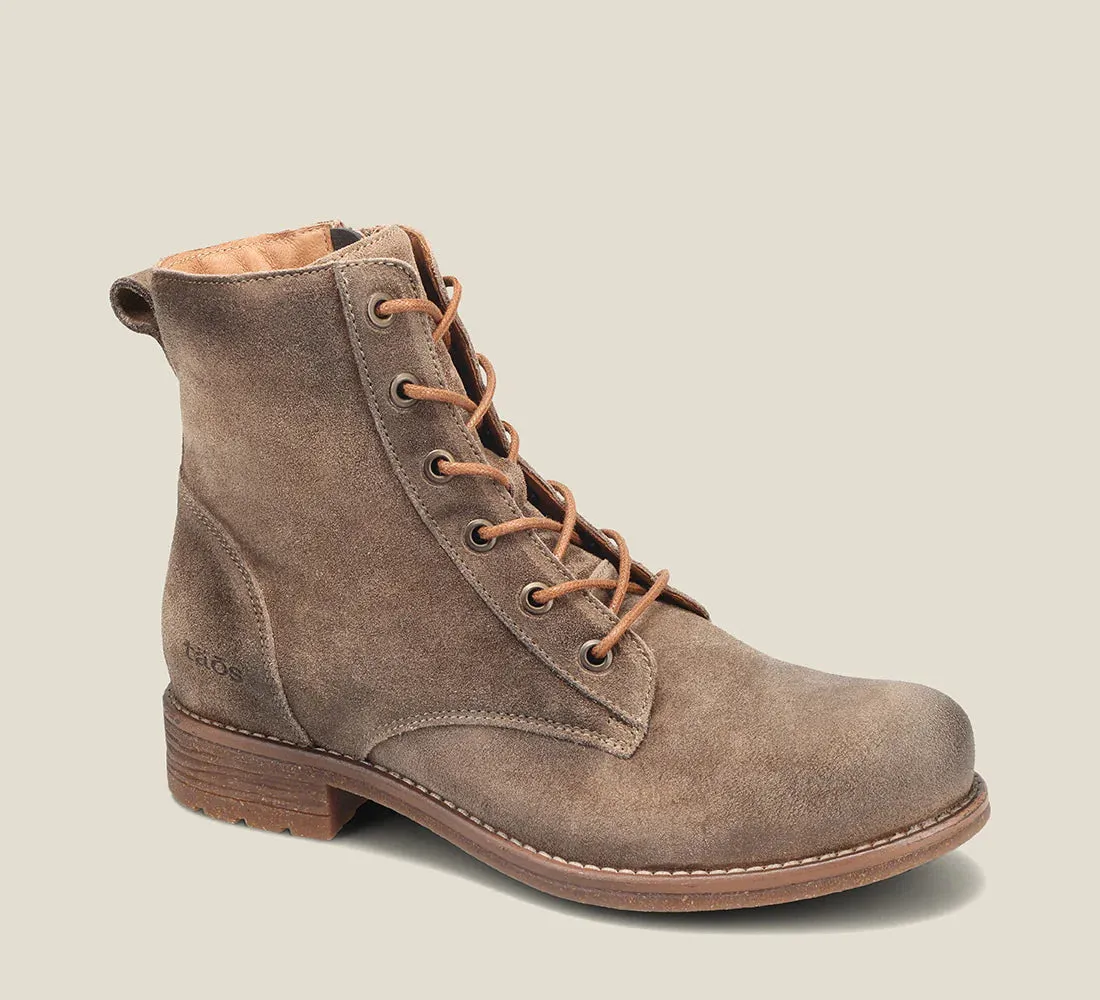 Chunky Sole Boot Camp - Tan