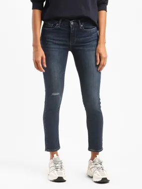 City Walk Casual Friday Women's 711 Blue Skinny Fit Mid Rise Jeans