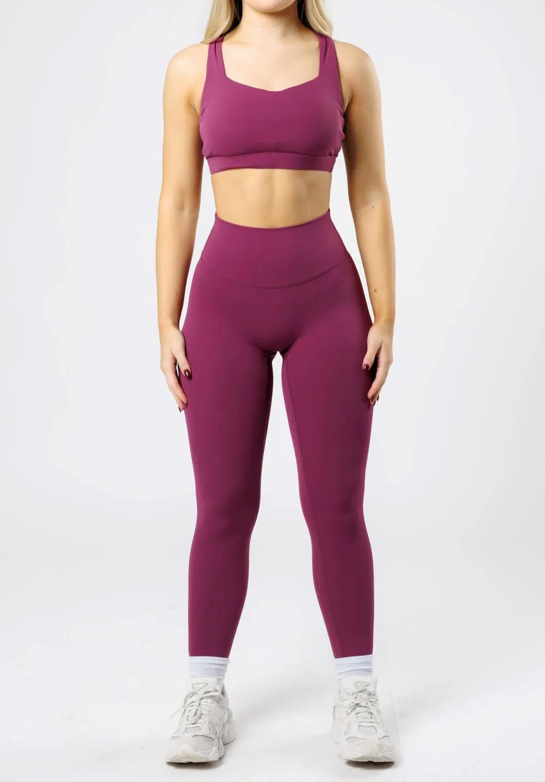 RecStretch Original Sculptseam? Plus Legging Bright Violet Fit and Comfort