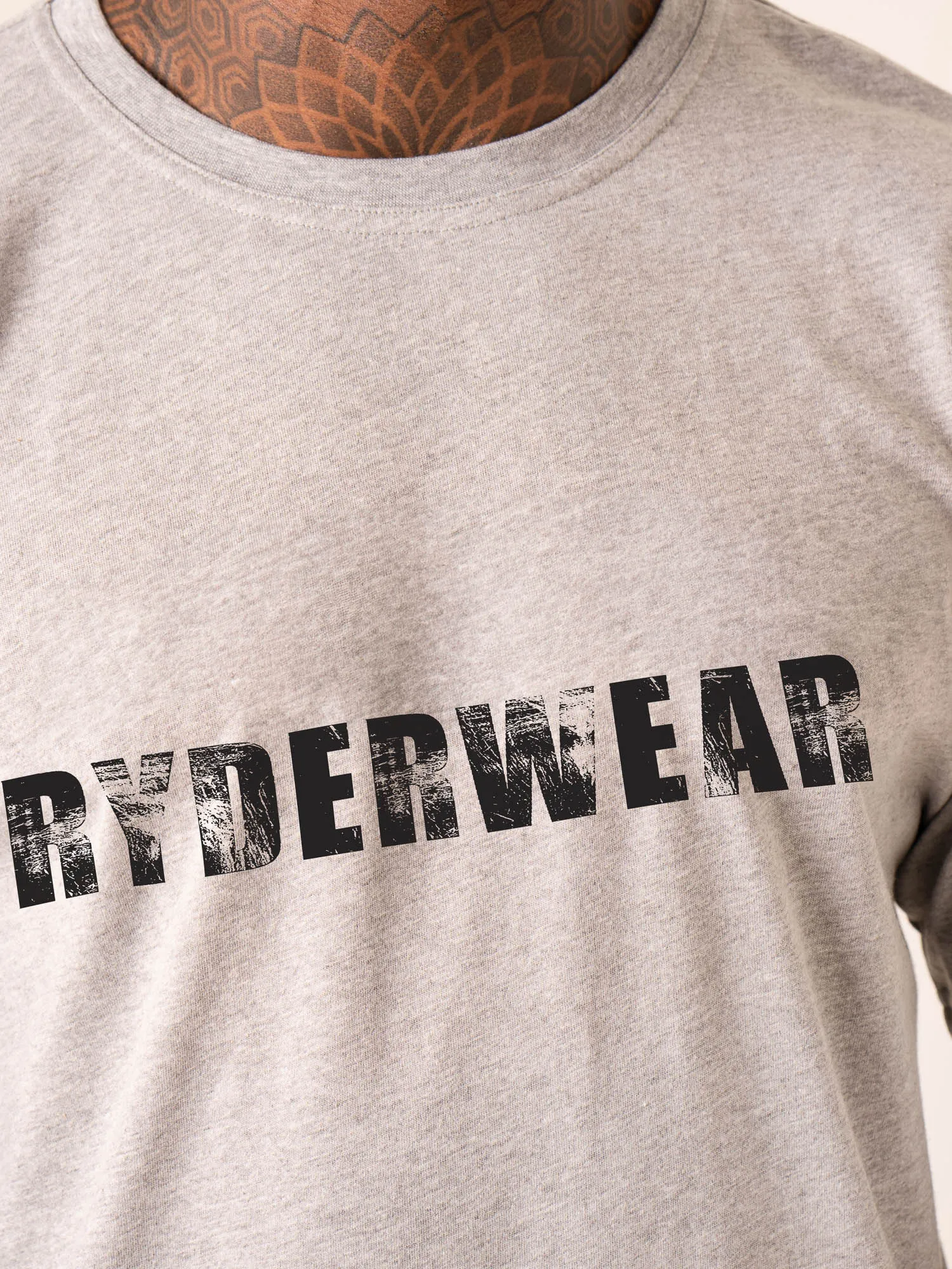 Training T-Shirt - Grey Marl Pre Shrunk Cotton