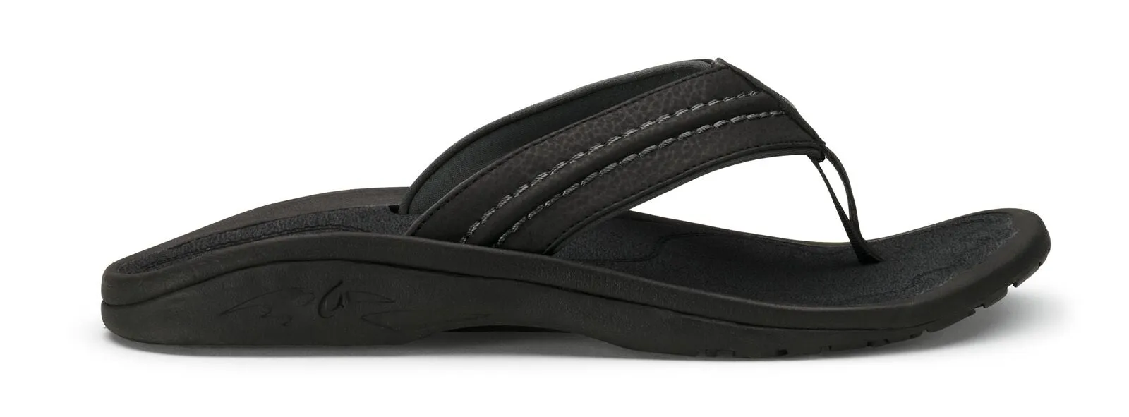 Hokua - Black/Dark Shadow Comfortable Sole