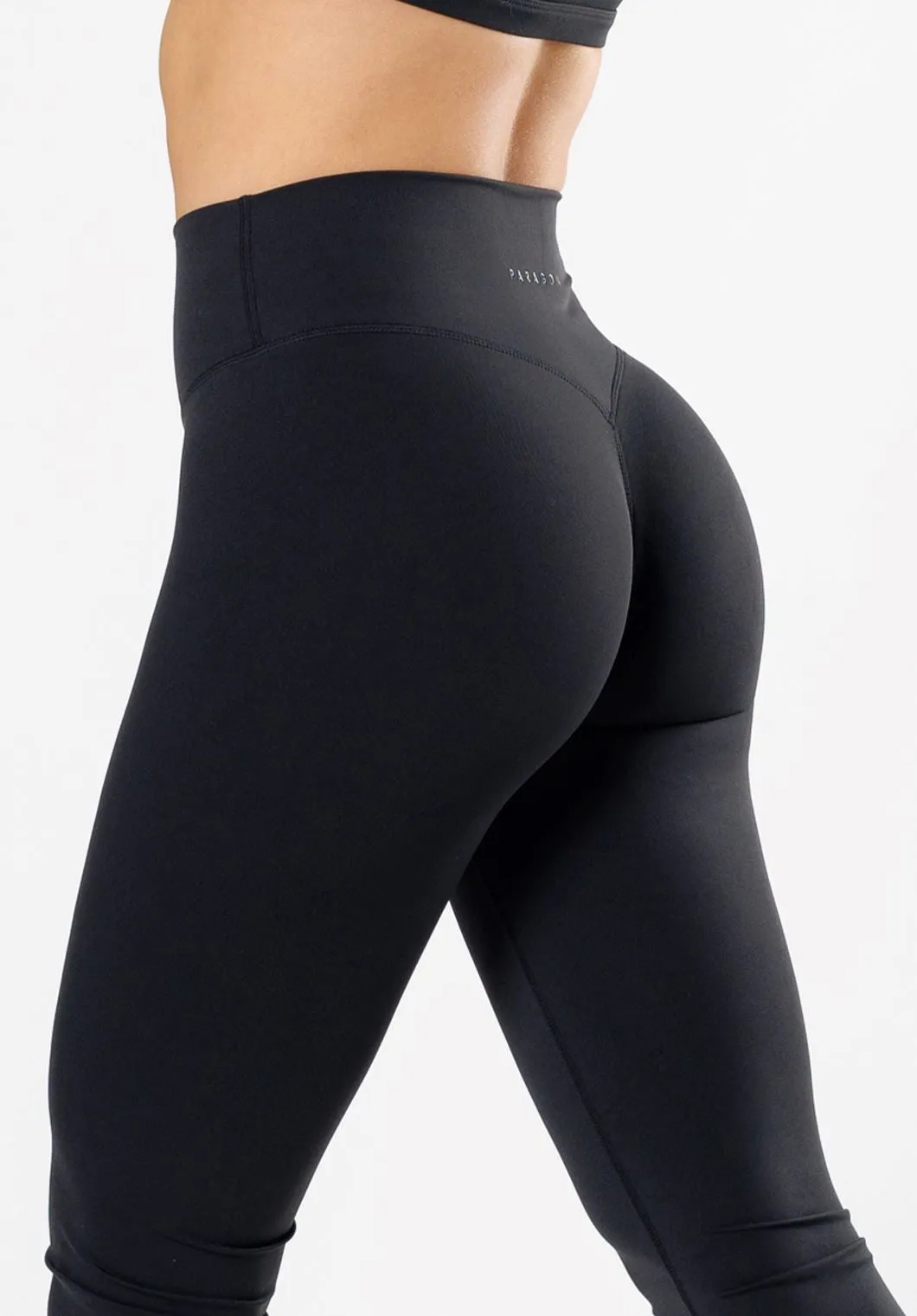 Stretch Fit For Teens Breathable Waist RecStretch Original Sculptseam? Plus Essential Flare Legging 34" Black