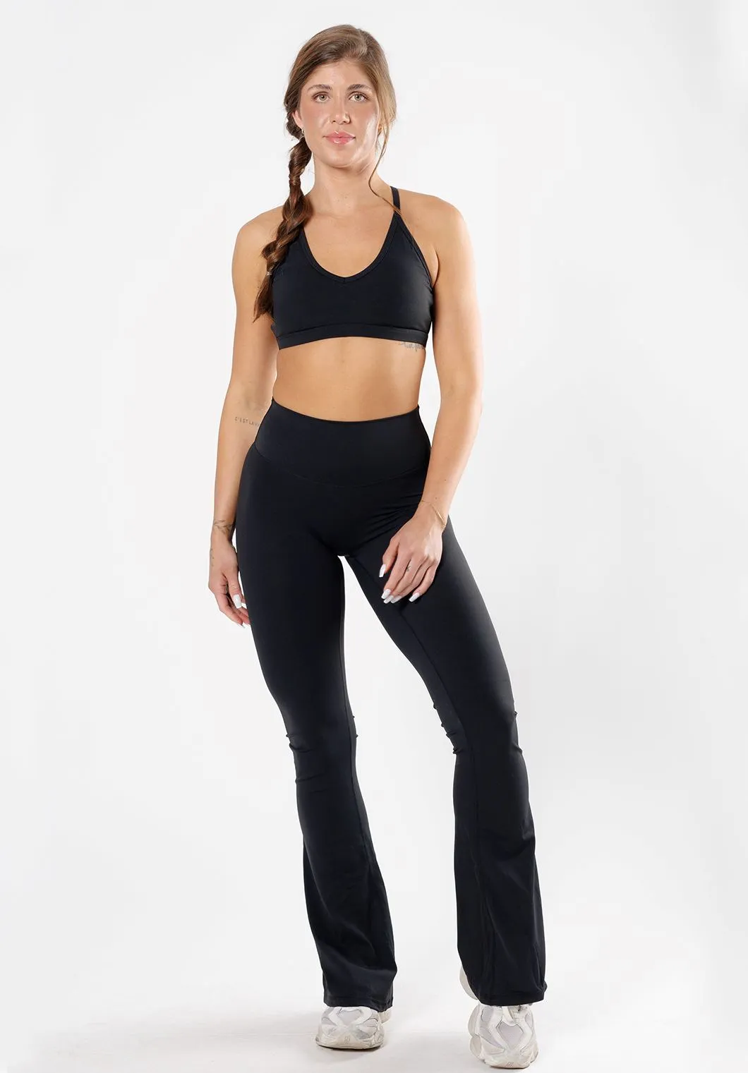Total Comfort Essential Piece RecStretch Original Sculptseam? Plus Essential Flare Legging 34" Black