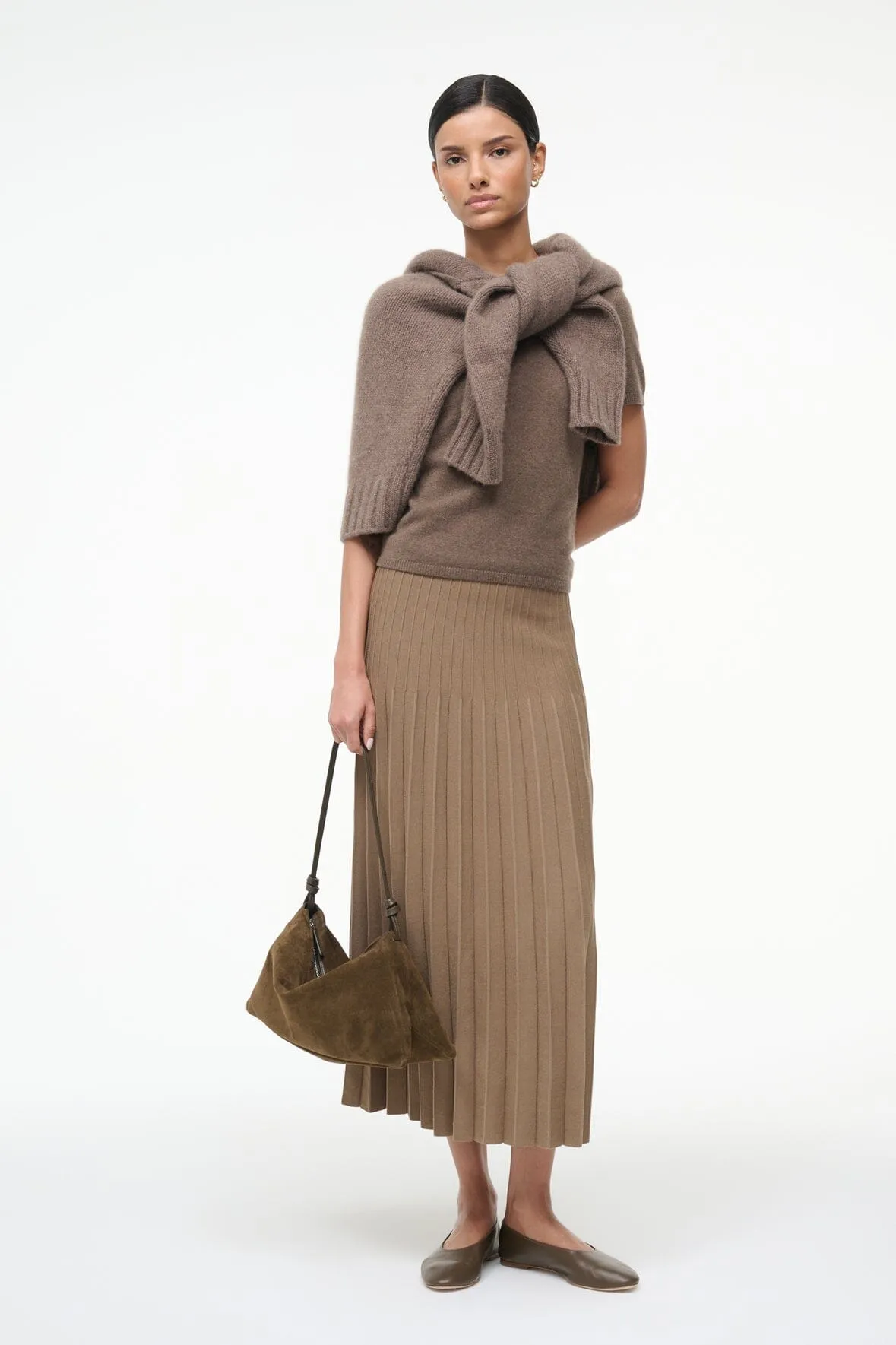 LENA SKIRT | TAUPE Layered Style