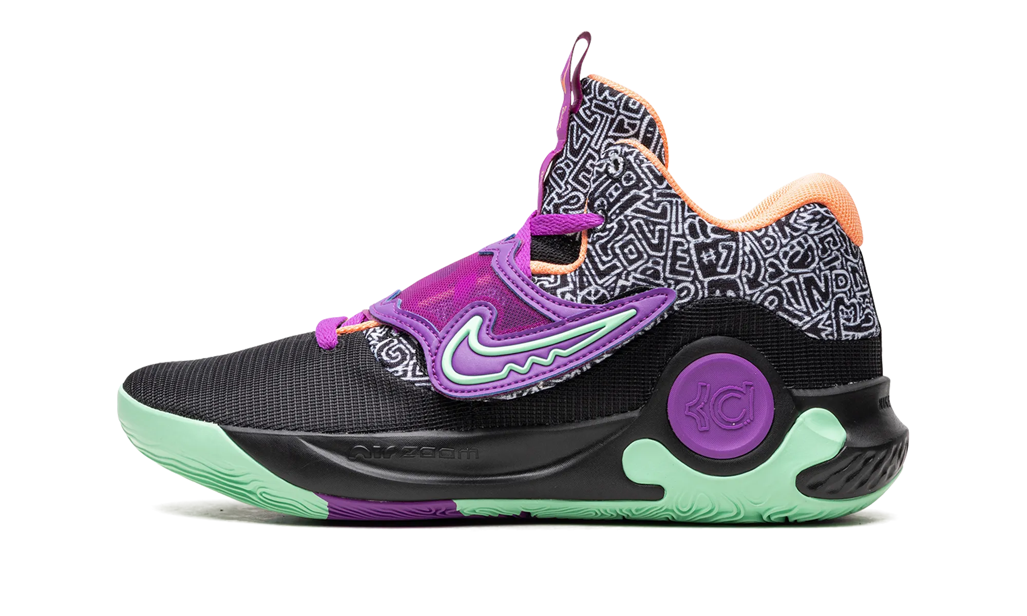 KD Trey 5 X "Brooklyn Courts" Lightweight Sole Easy To Lace