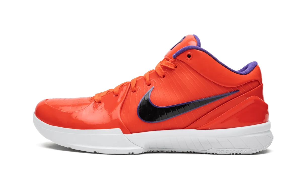 Kobe 4 Protro UNDFTD "Undefeated - Phoenix Suns" Shock Guard Sneakers Breathable Material