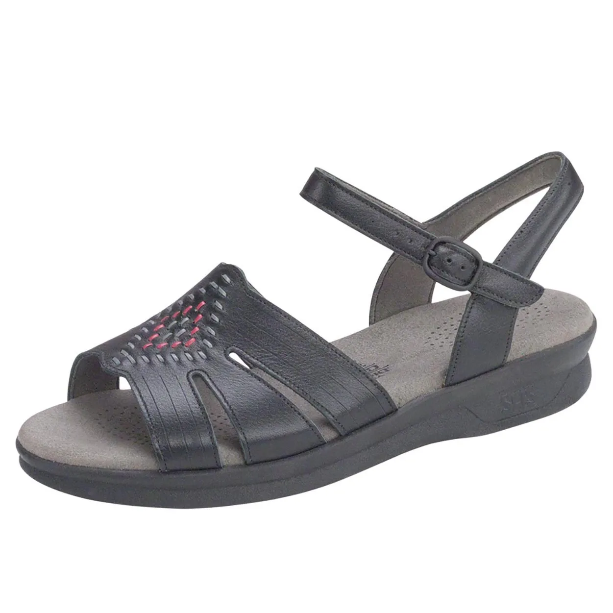 Rubber Sole Huarache - Black