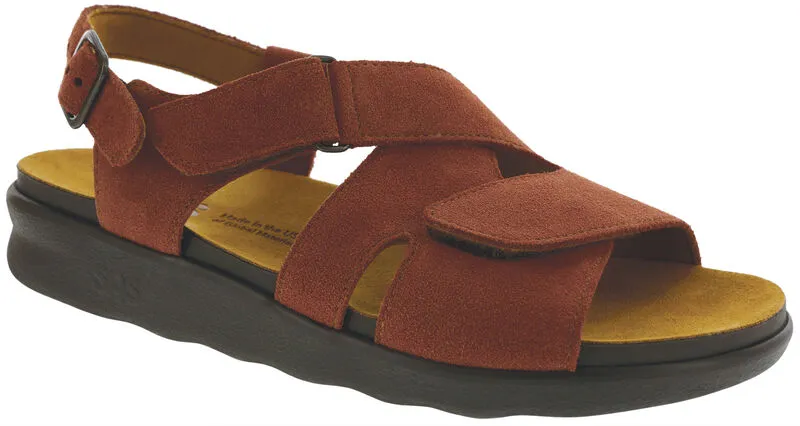 Huggy - Rust Water Drainage Channels Practical Footwear