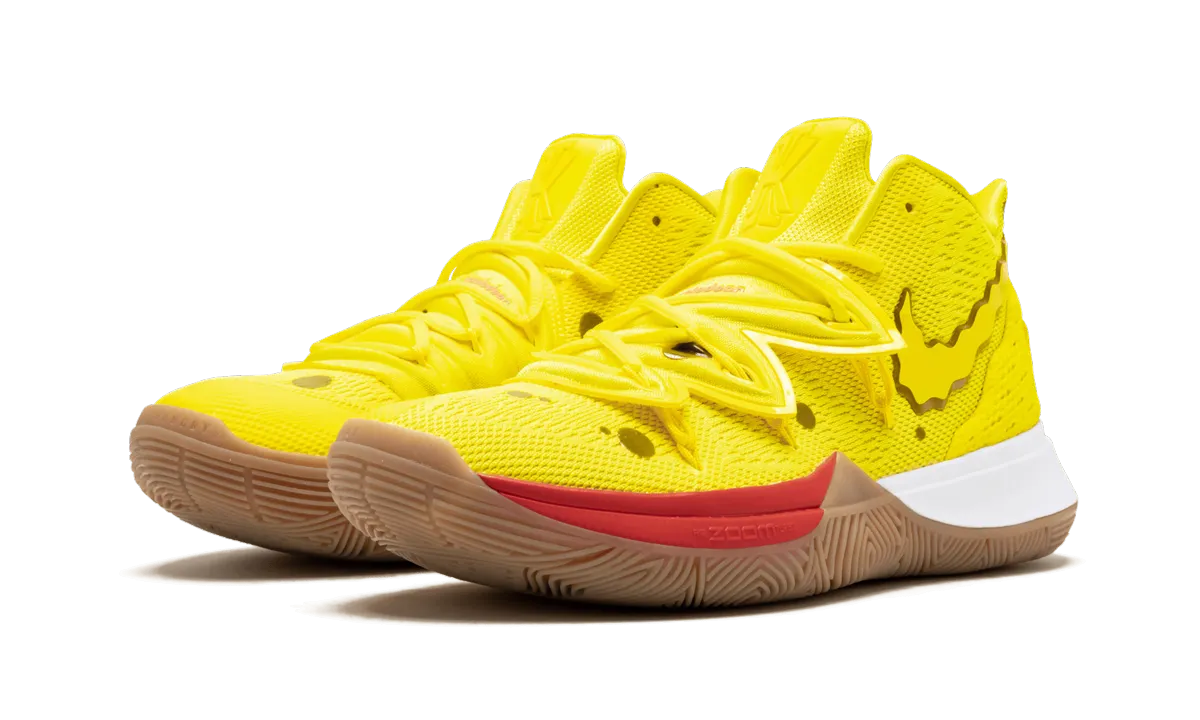Kyrie 5 SBSP "Spongebob Squarepants" Waterproof Material Tear Resistant
