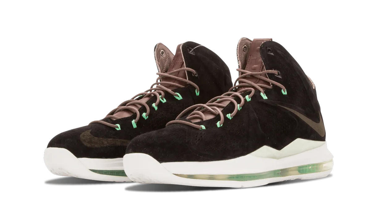 Enhanced Durability Features Quality Construction Lebron 10 EXT QS "Black Suede"