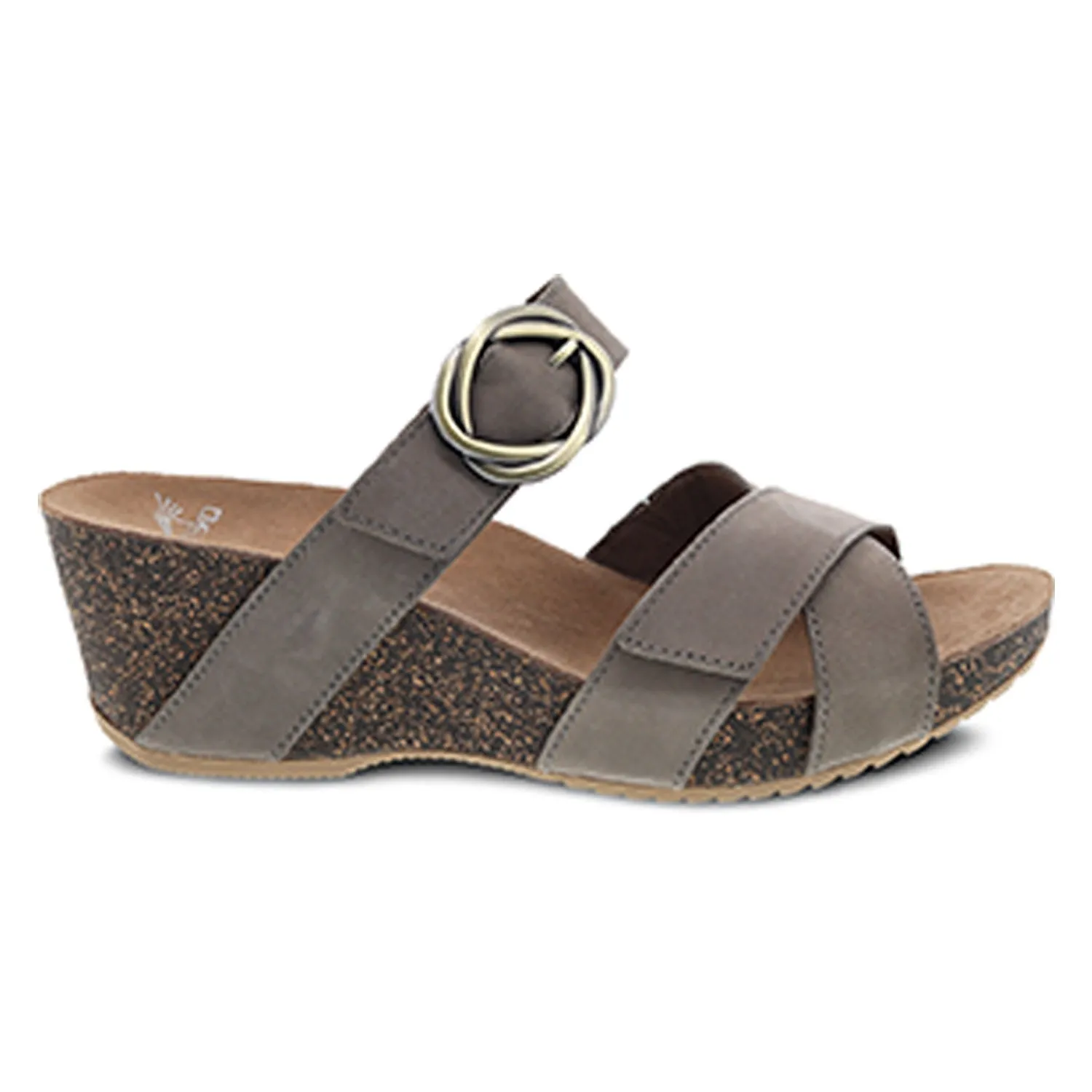 Susie - Taupe Nubuk Lightweight Outsole Relaxed Footwear