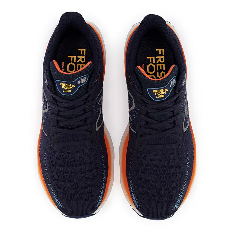 Fresh Foam X 1080v12 - Eclipse with Vibrant Orange and Spring Tide adventure - running shoes