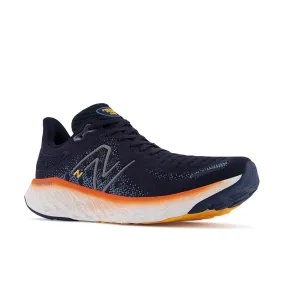 ground grip heat - dissipating running shoes Fresh Foam X 1080v12 - Eclipse with Vibrant Orange and Spring Tide