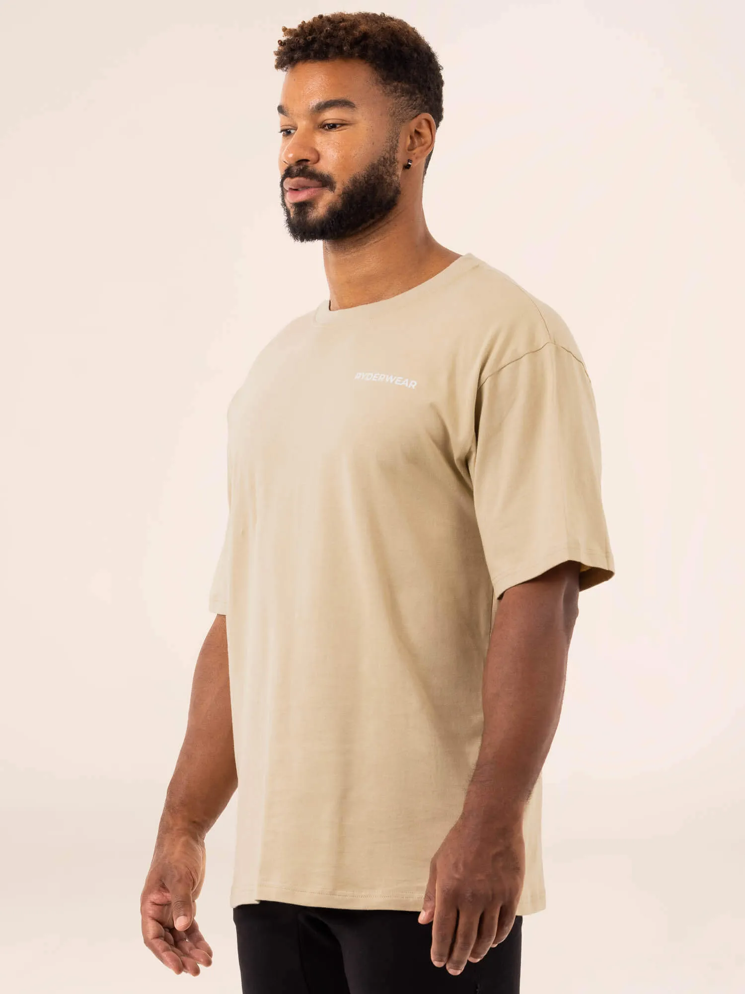 Sport Performance Design Industry Oversized T-Shirt - Sandstone