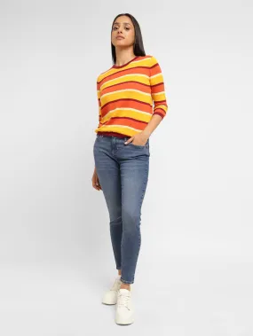 Layer Friendly Piece Daily Wear Festival Outfit Women's 710 Blue Skinny Fit Mid Rise Jeans