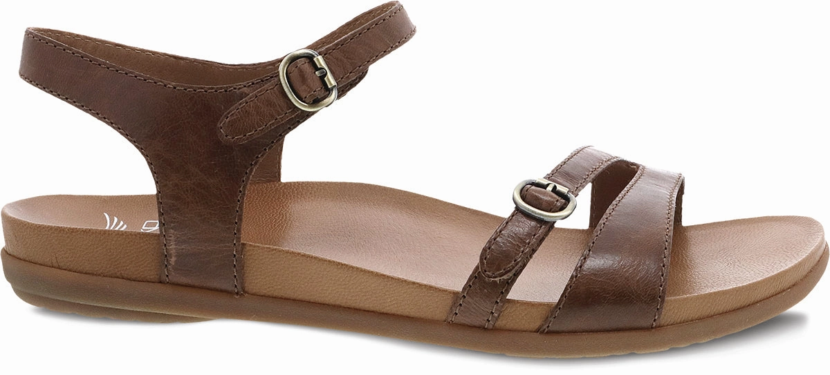 Odor Resistant Material Comfortable Straps Janelle - Tan Glazed