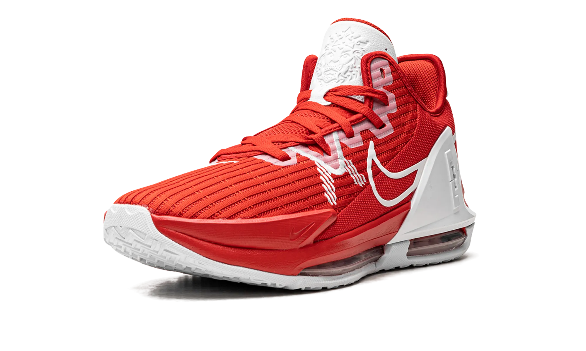 LeBron Witness VI TB "University Red" Unibody Upper Construction Secure Traction