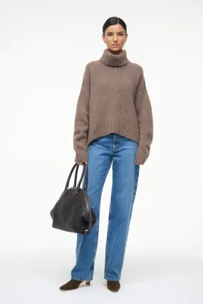 BETSY CASHMERE SWEATER | TRUFFLE Layer Ready Comfortable knit piece