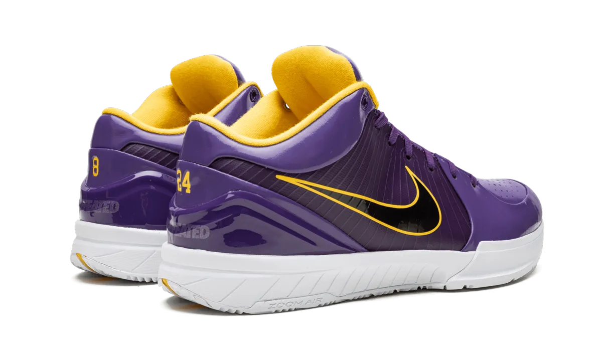 Extended Width Options Kobe 4 Protro UNDFTD "Undefeated - LA Lakers"