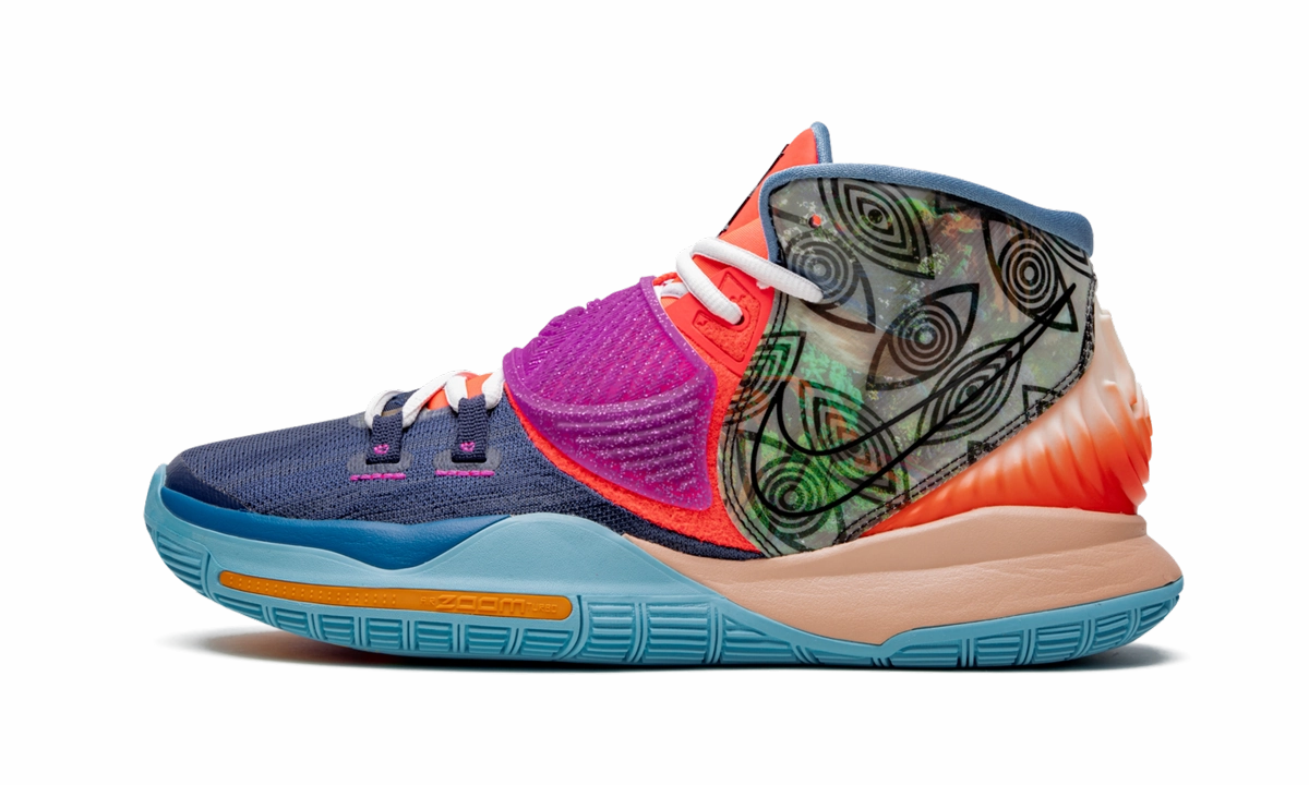 Kyrie 6 Pre Heat "Heal The World" Multi Layer Midsole Breathable Ventilation