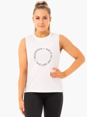 Ladies Baller Tank - White StainRepellentCoating