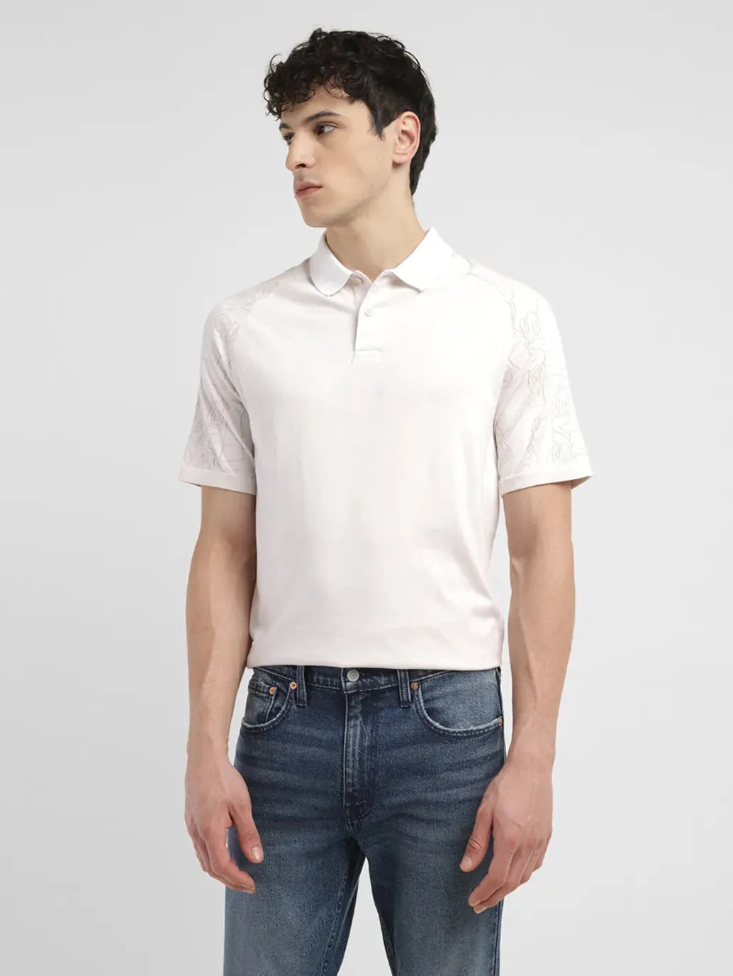 Men's Brand Logo Slim Fit Polo T-shirt Outdoor Vibe