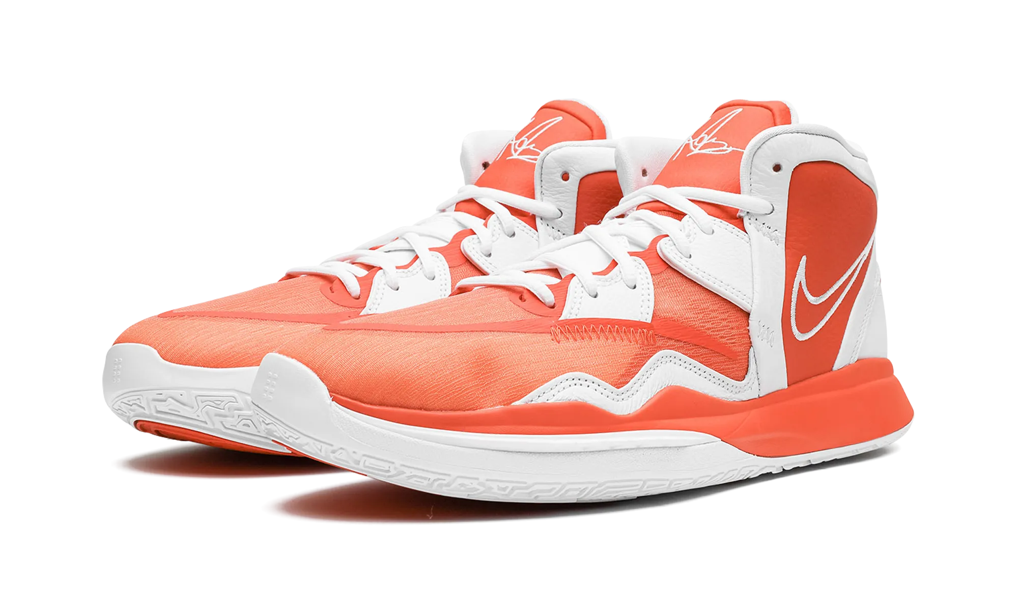 Kyrie 8 Infinity TB "Team Orange" Reinforced Heel Counter