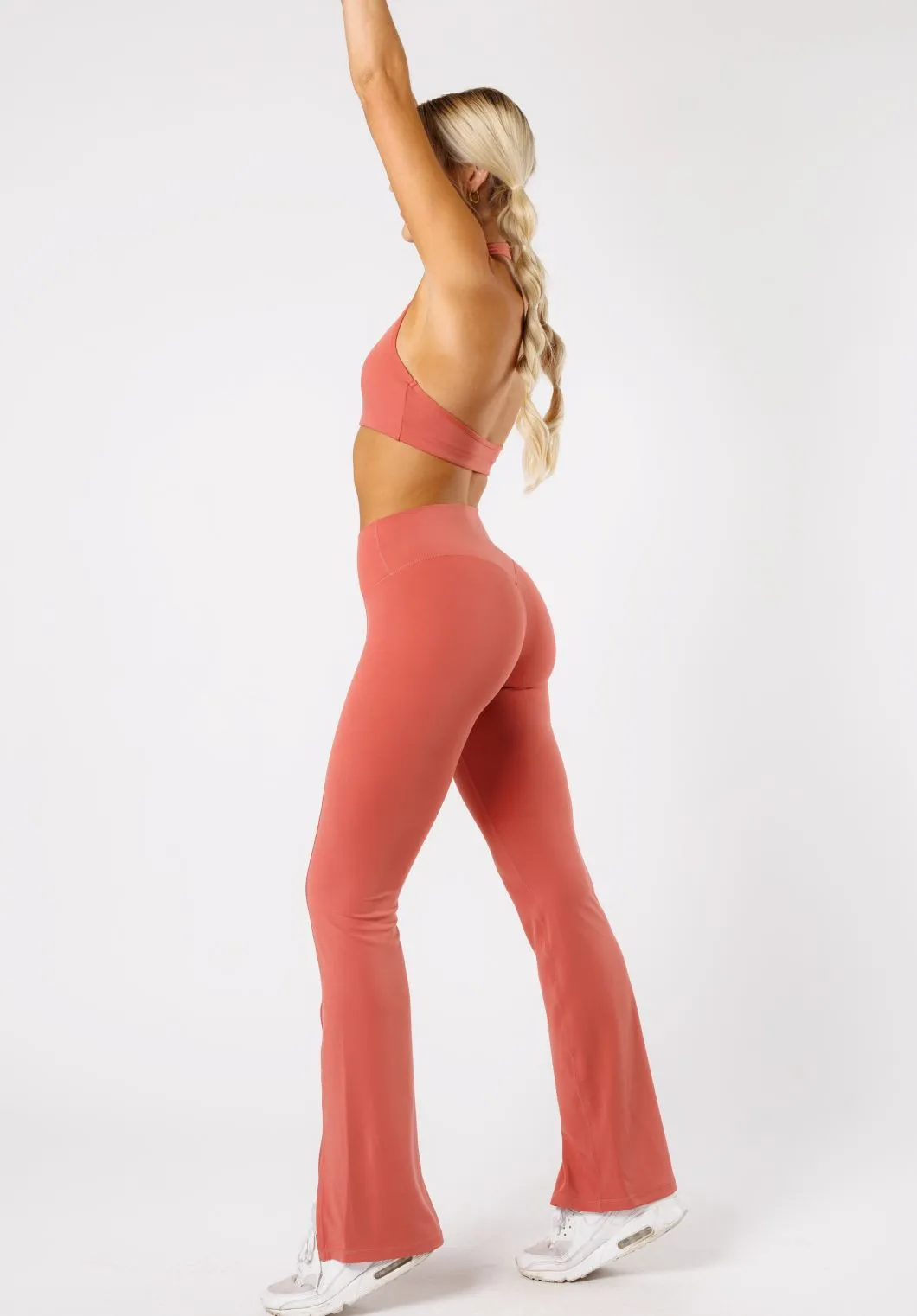 Reluna? Front Slit Sculptseam? Flare Leggings 34" Terra Extra Soft Dance Practice