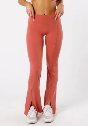 Reluna? Front Slit Sculptseam? Flare Leggings 34" Terra Active Lifestyle Four Way