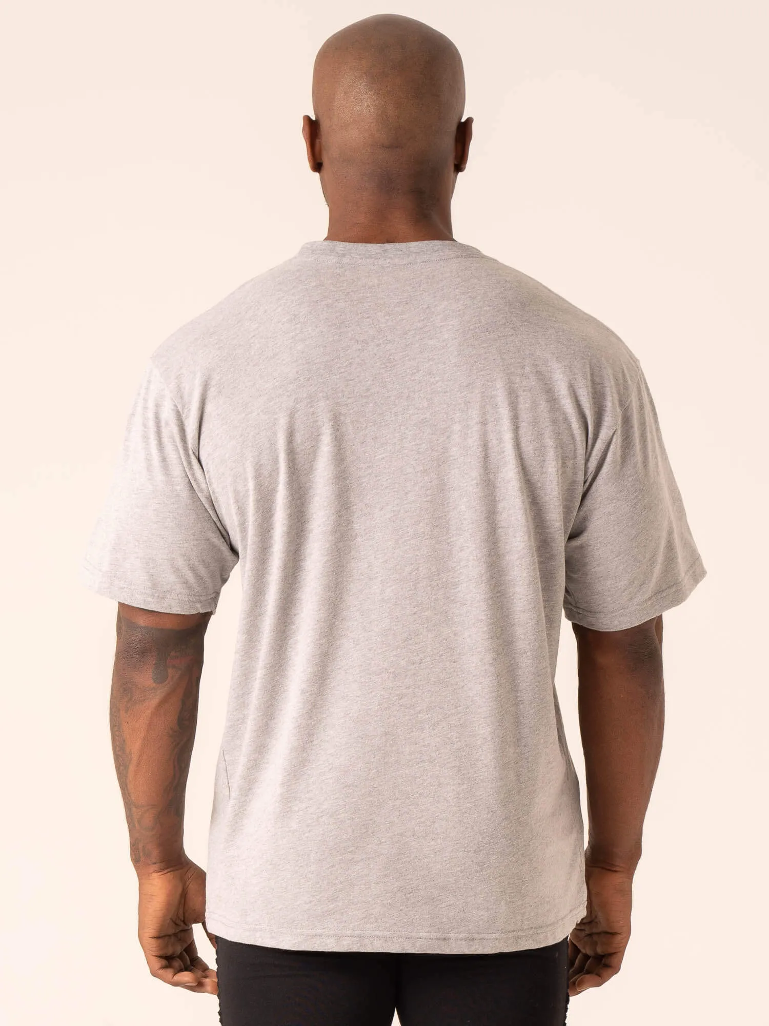 Lifting Club T-Shirt - Grey Marl BiodegradableMaterial