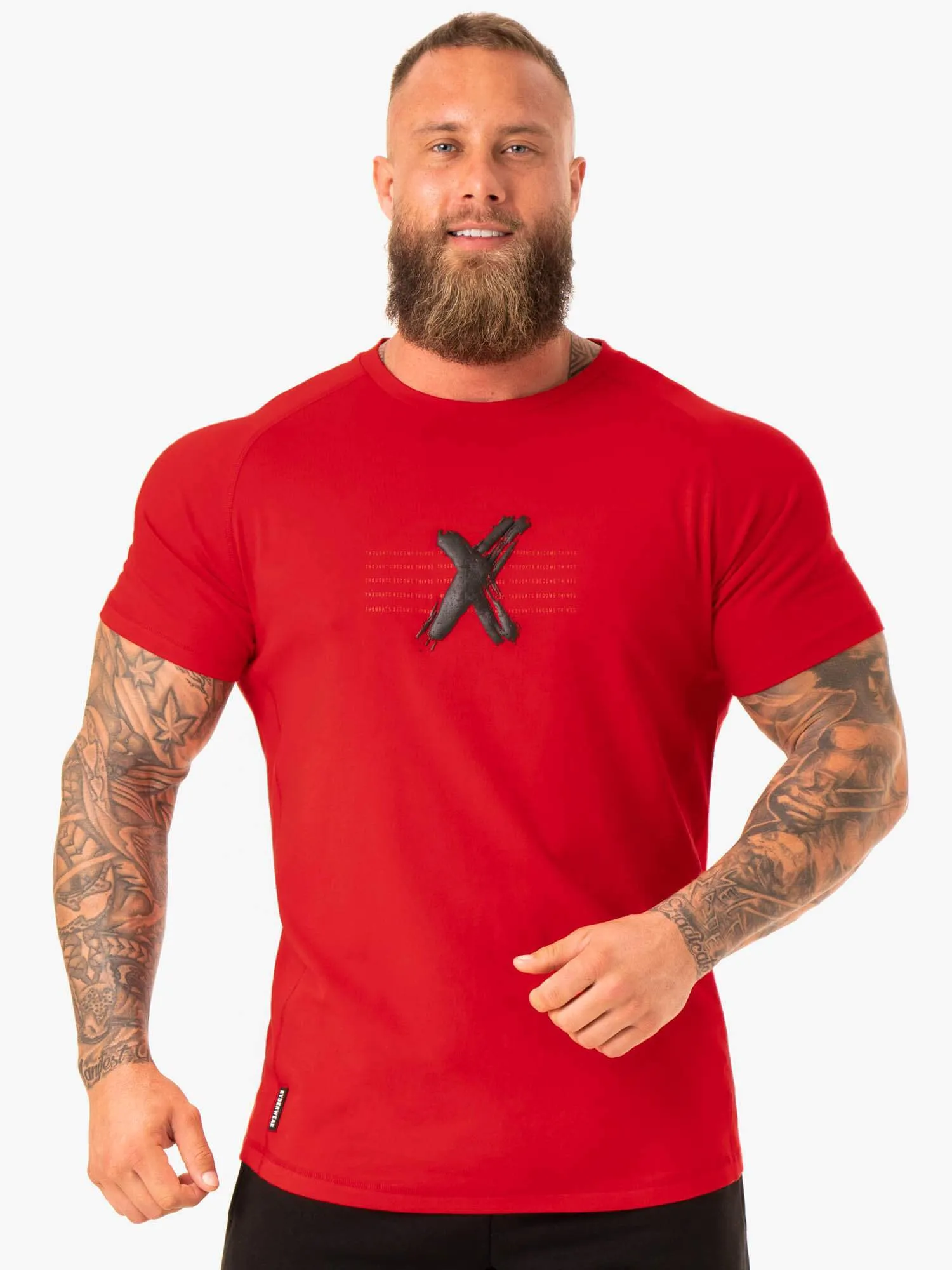 Minimalist Comfort Fashion Must-Have RWXKG T-Shirt - Red
