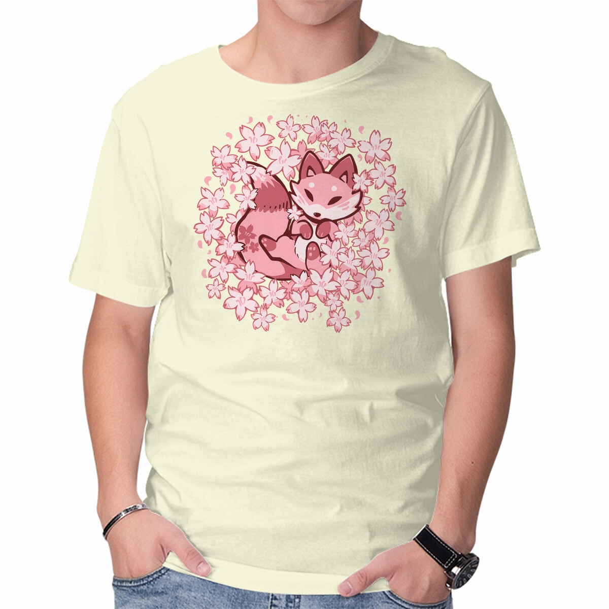 Cherry Blossom Fox Lightweight Weave