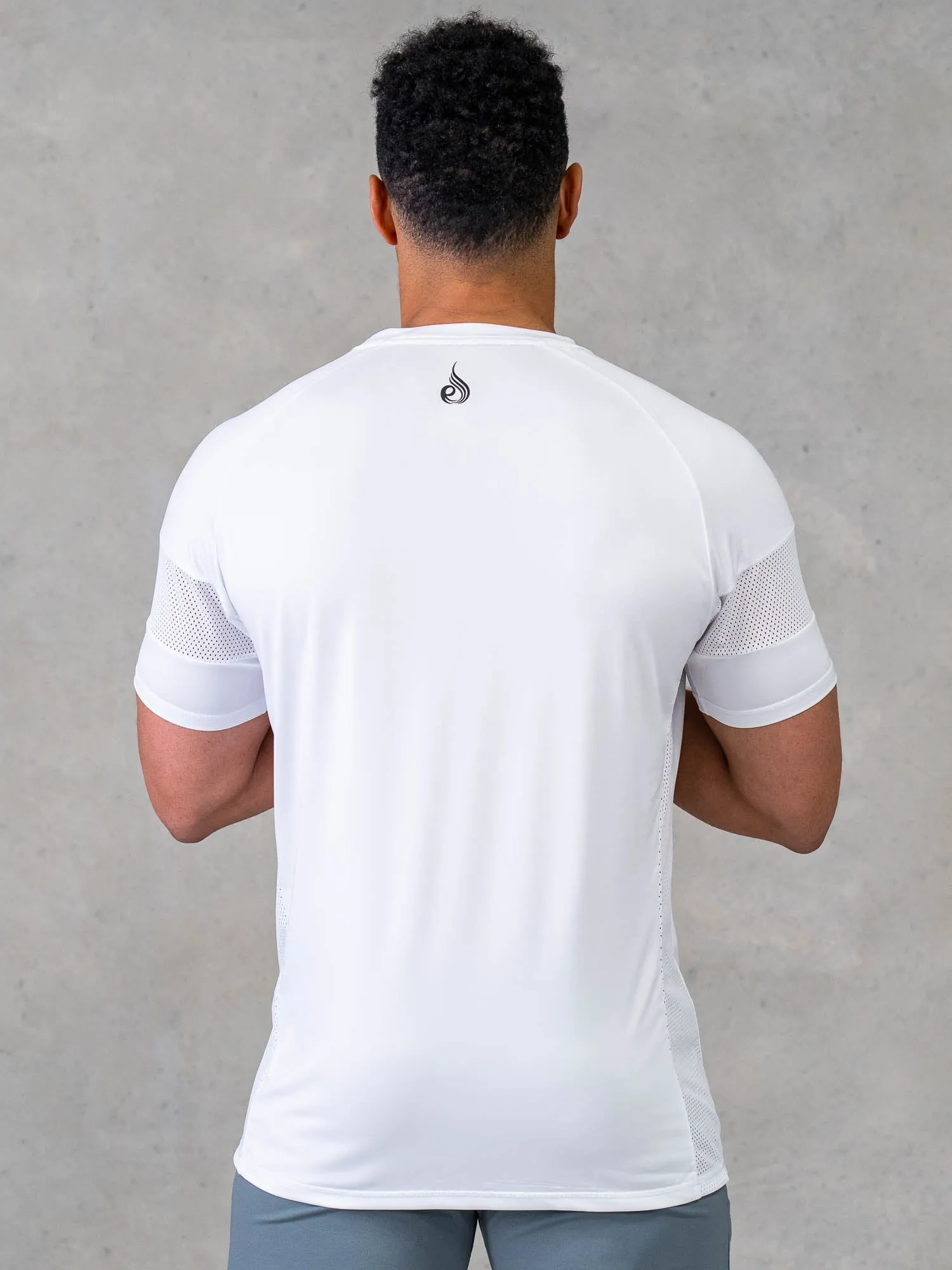Flex Mesh T-Shirt - White Leather combination
