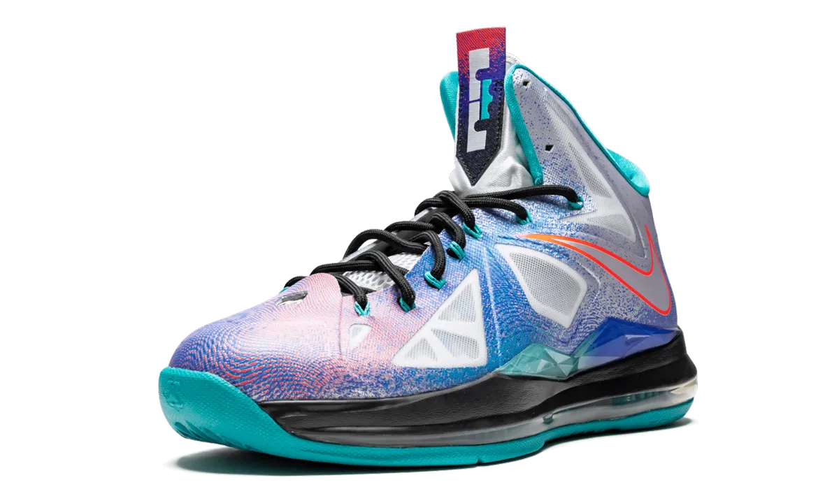 Lebron 10 "Re-Entry - Pure Platinum" Neutral Arch Support Sneakers Comfortable Wear
