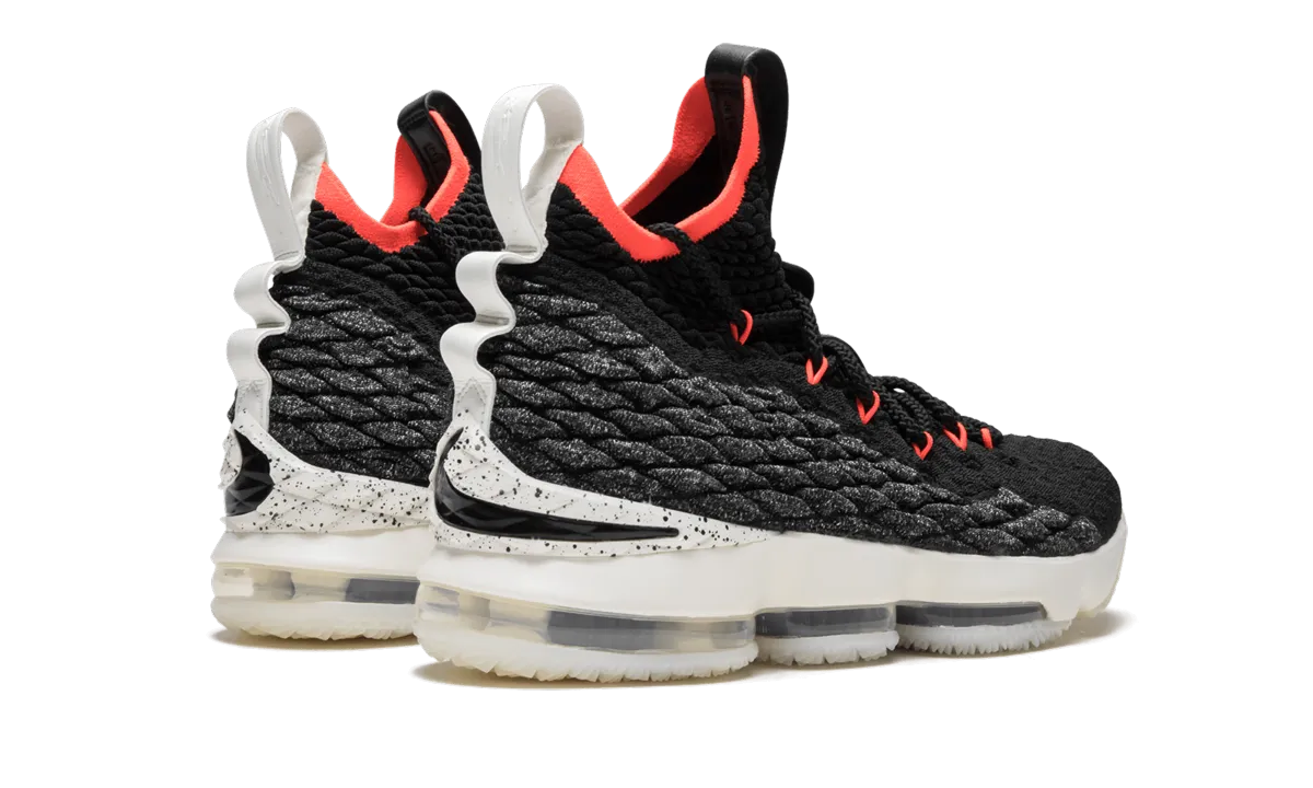 Lebron 15 "Black / Bright Crimson" Low Profile Cushioning