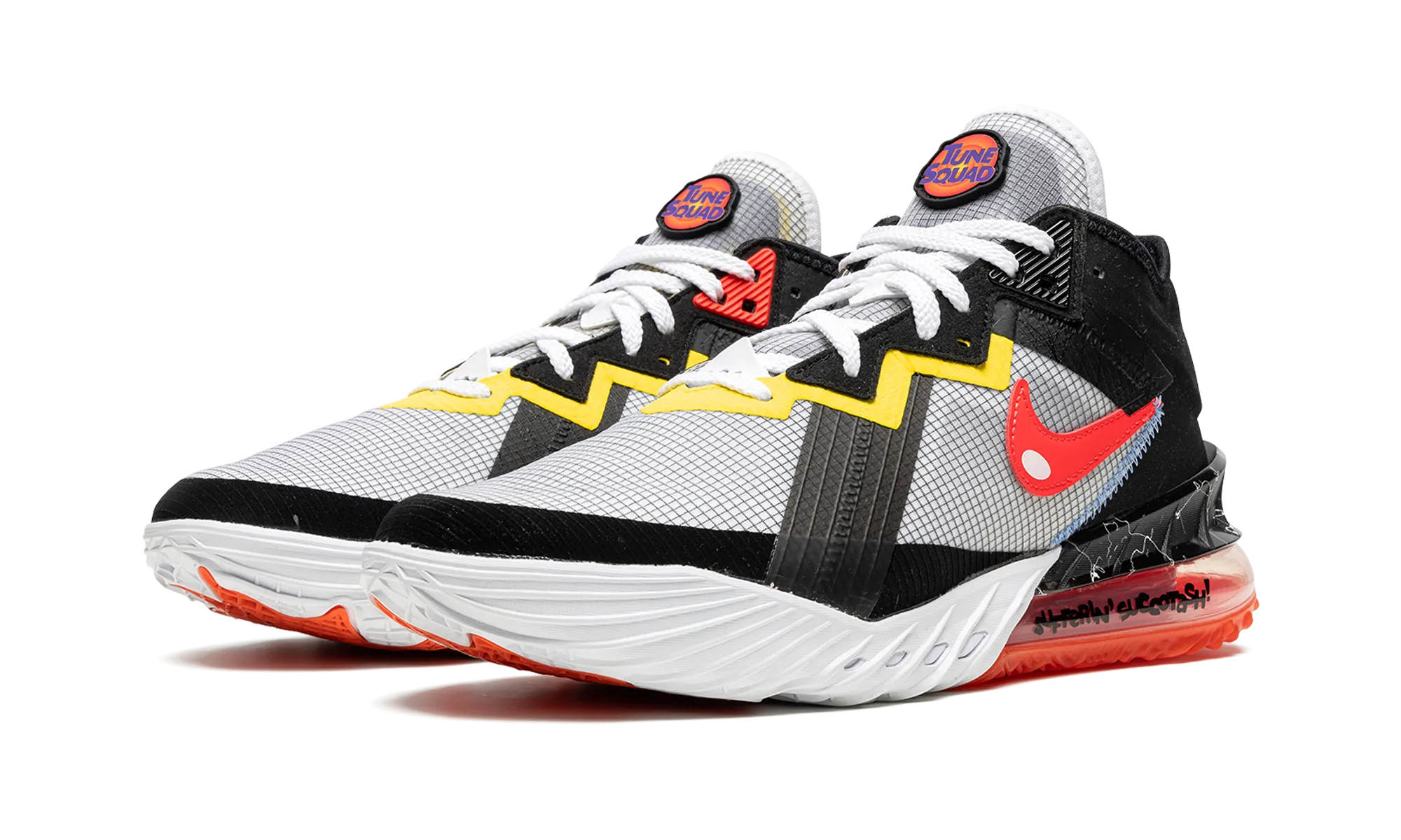 LeBron 18 Low "Sylvester vs Tweety" Quick Cut Shoes Tensile Cage