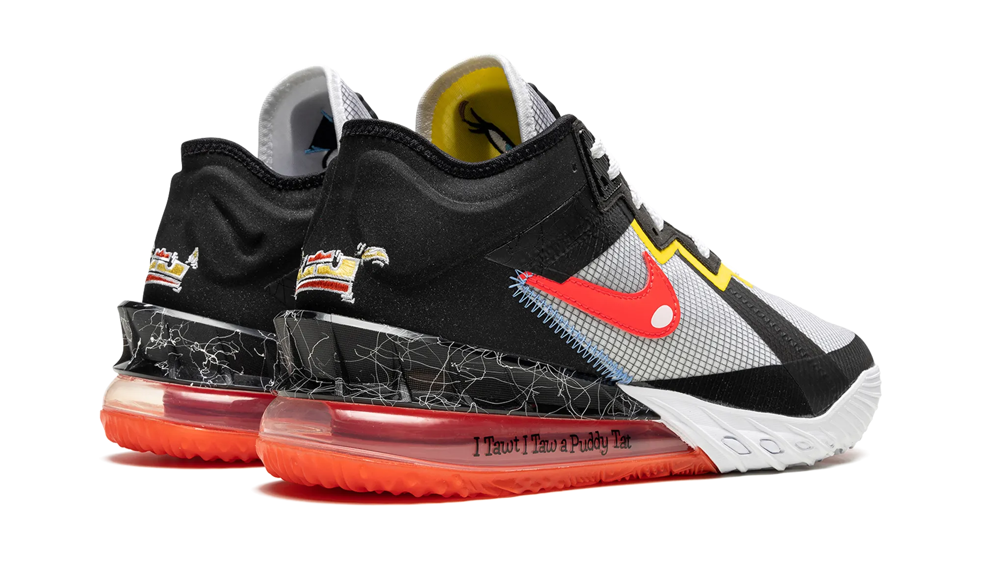 LeBron 18 Low "Sylvester vs Tweety" removable insoles