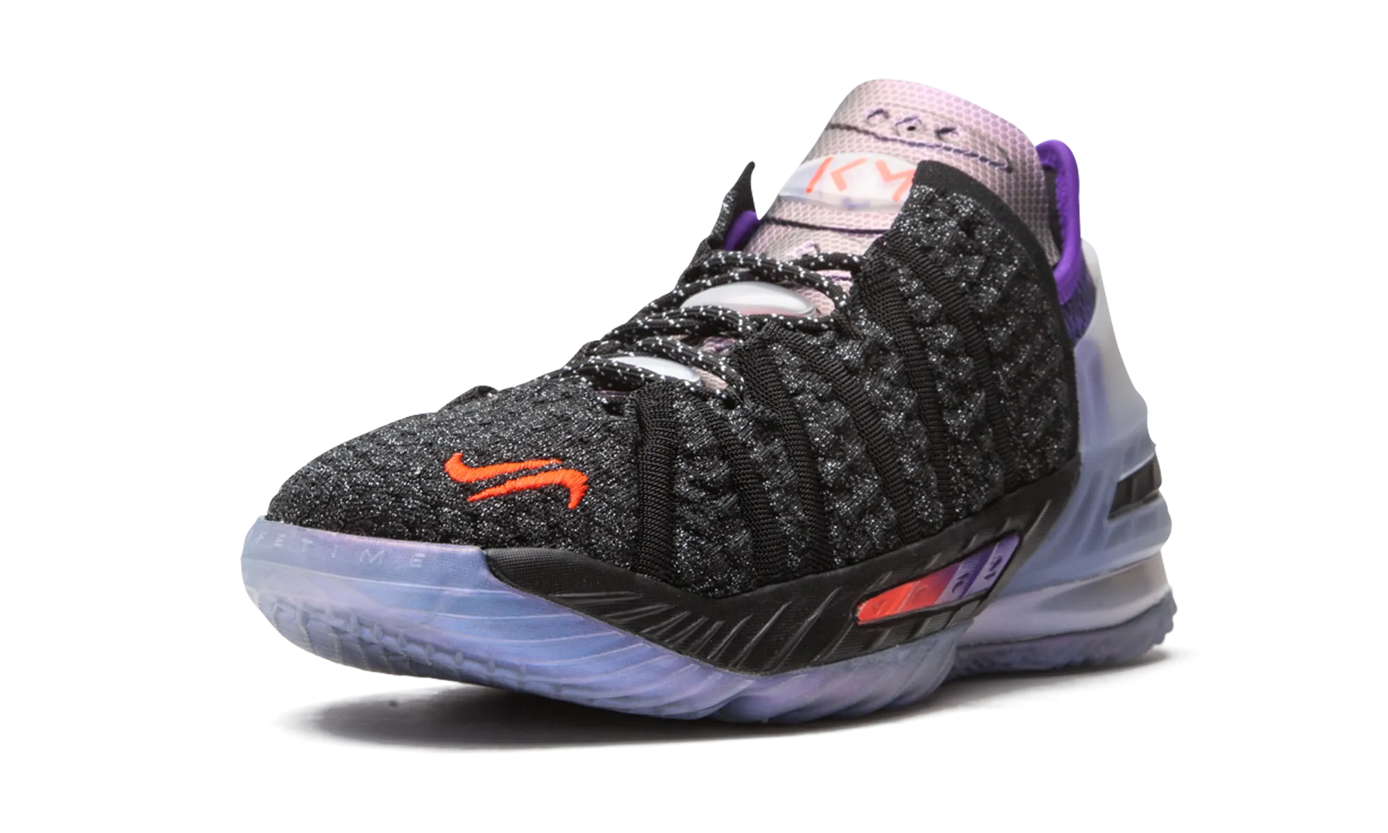 Lebron 18 NRG "Kylian Mbapp??" Durable outsole compound Sweat Wicking