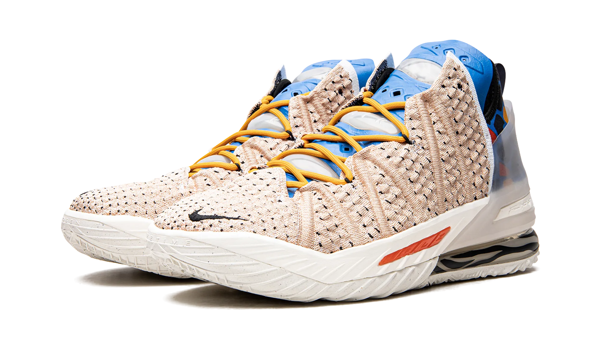 Lebron 18 "Multi Animal Print" Grounded Heel Cup