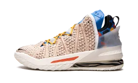 Lebron 18 "Multi Animal Print" Arch Technology Knit Bootie Construction