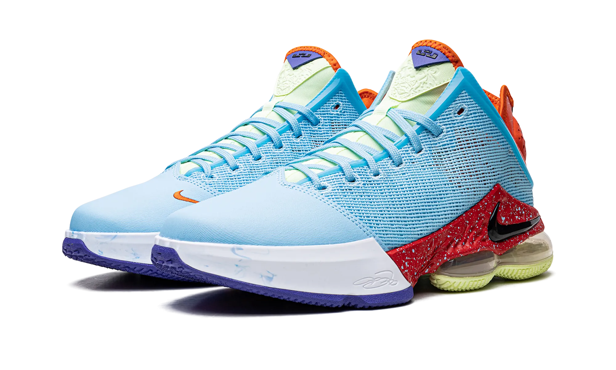 LeBron 19 Low "Blue Chill" Reactive Response