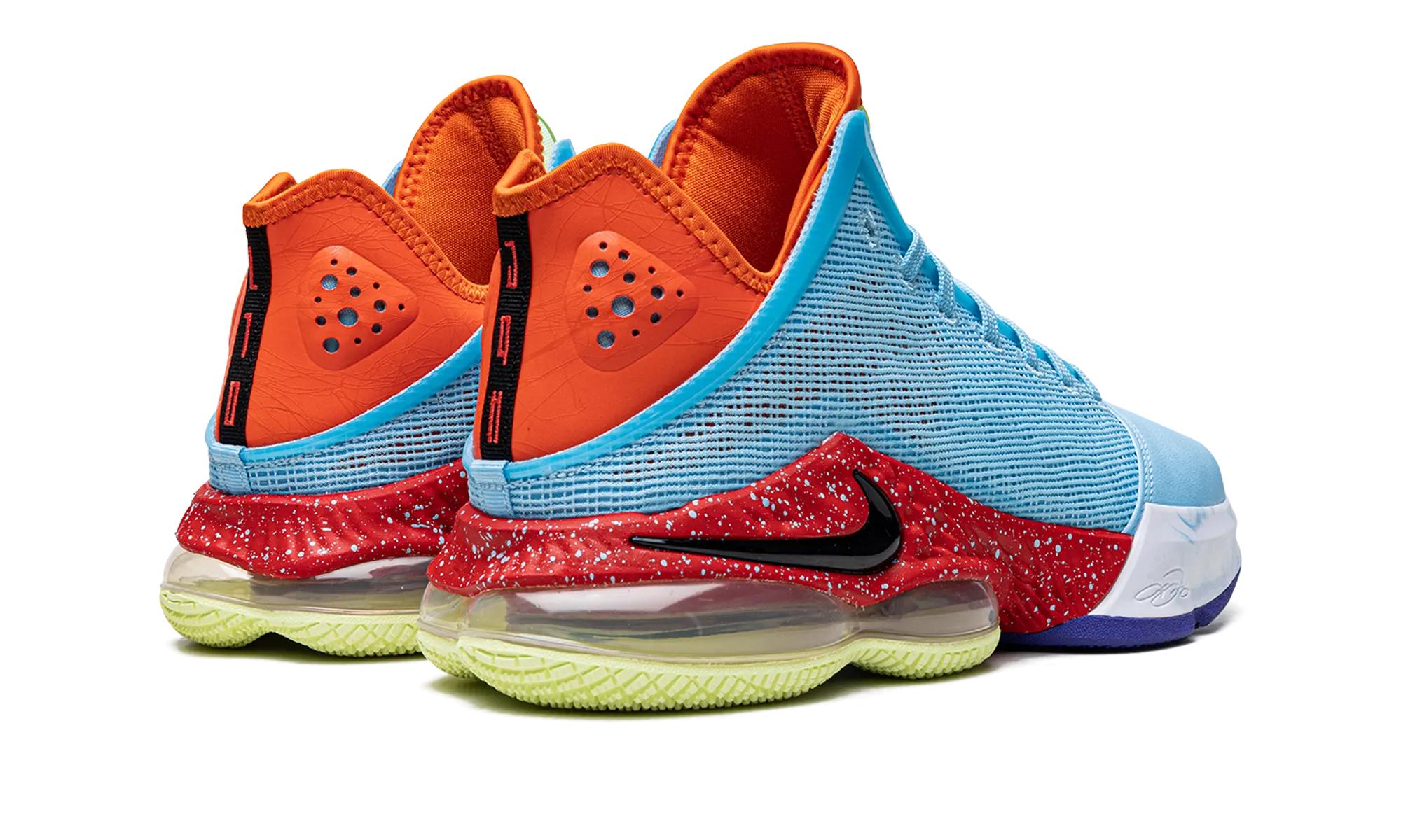 Zero Drop Platform Vulcanized Construction LeBron 19 Low "Blue Chill"