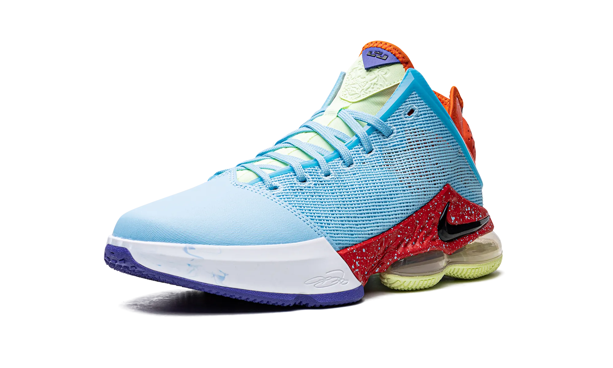 Step Boost Core LeBron 19 Low "Blue Chill"