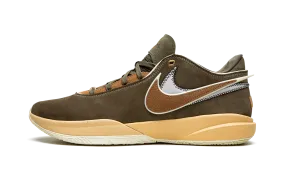 Enhanced Heel Cup LeBron 20 "Olive Suede"