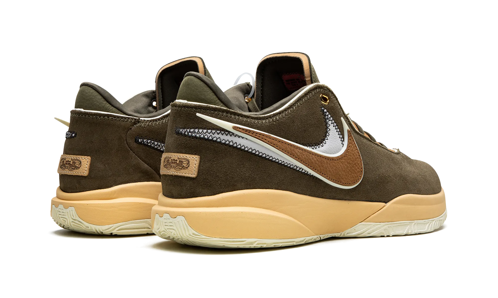 Moulded Insole Compression Molded Midsole LeBron 20 "Olive Suede"