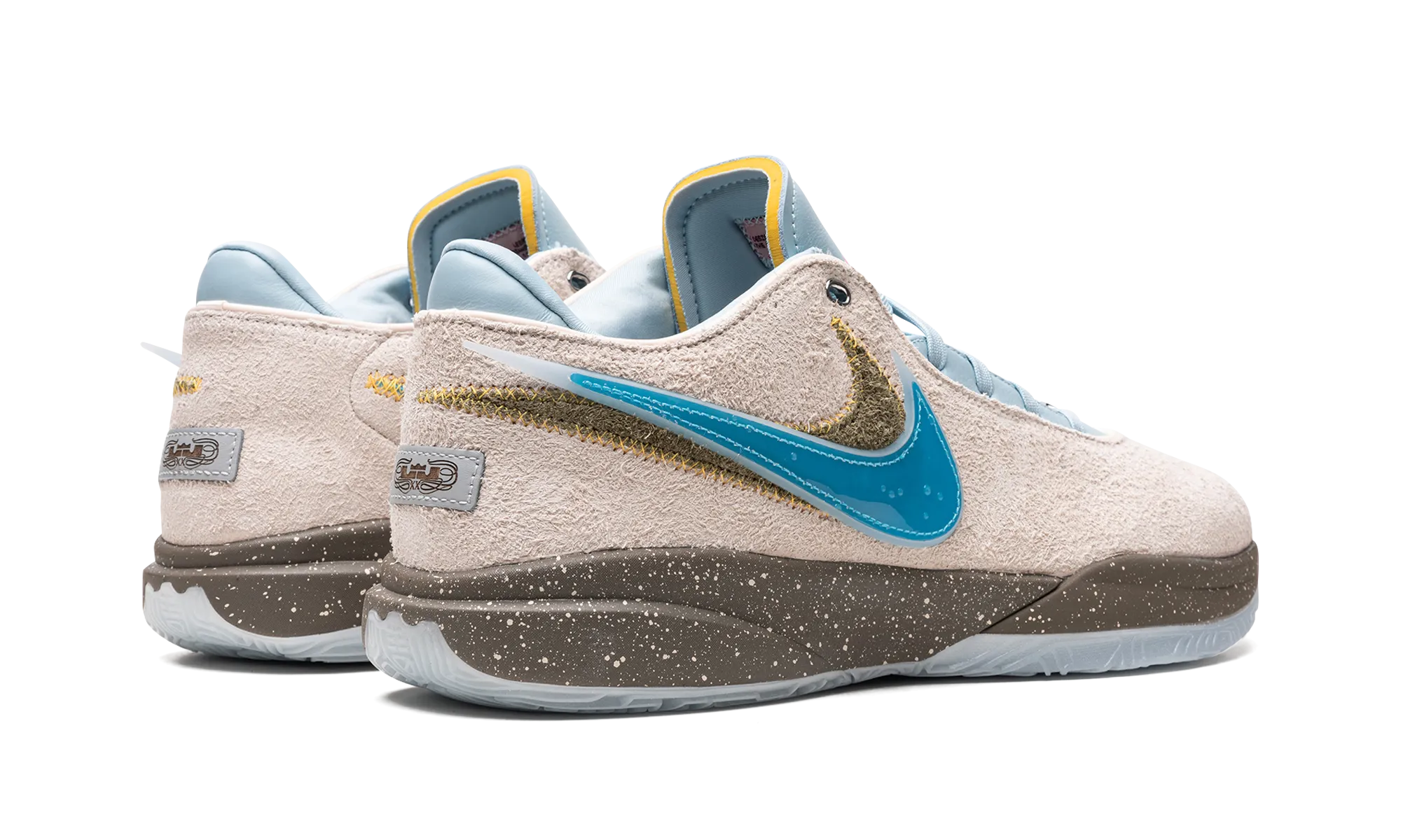 Orthotic Friendly Insoles Pronation Control Web LeBron 20 "Unknwn - Message in a Bottle"