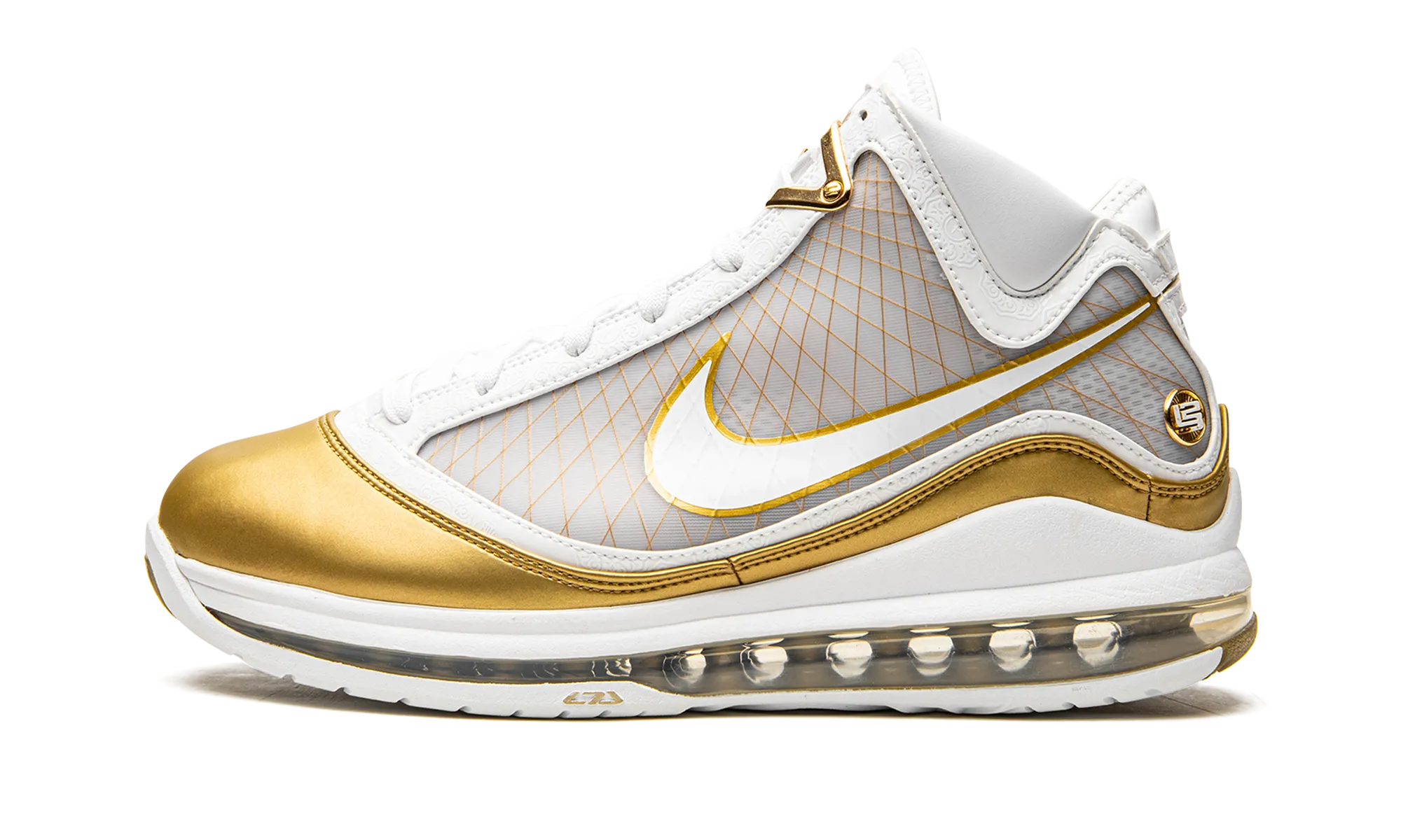 Lebron 7 Retro QS "China Moon" Silicone Grip Tabs Ventilation holes