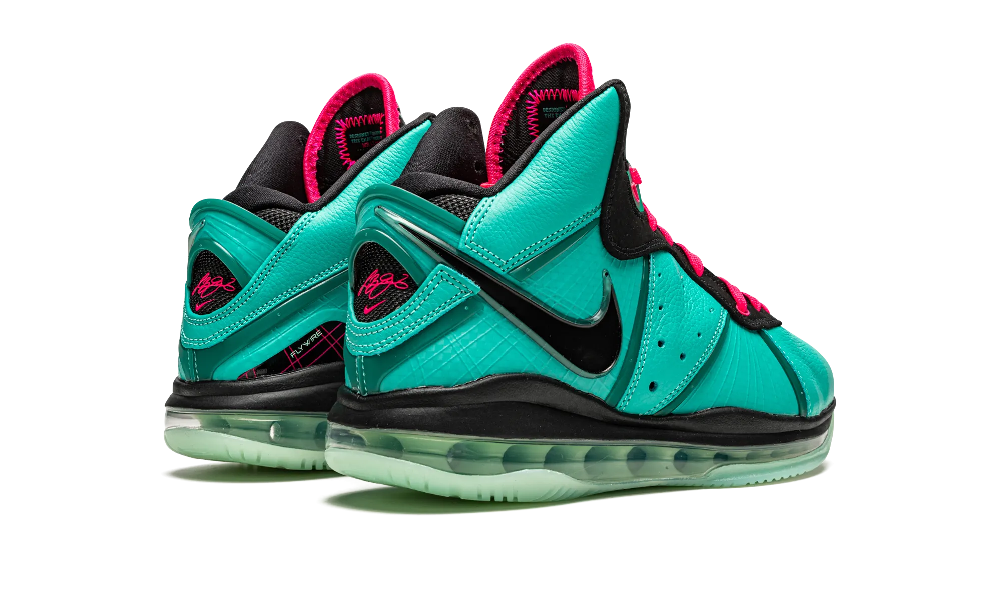 Lebron 8 "South Beach 2021" Durable Rubber Base Reactive Support