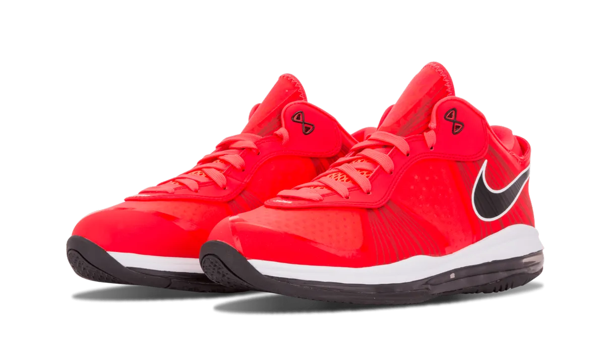 Lebron 8 V/2 Low "Solar Red" Quick Acceleration Sharp Pivot